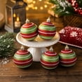 thumbnail image 5 of Miwamany Christmas Ball Ornaments 6 Pack, 6cm Large Glitter Christmas Tree Balls Shatterproof, Hanging Baubles for Xmas Tree Holiday Party Home Decor, Christmas Decorations Indoor, 5 of 7