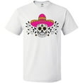 thumbnail image 3 of Inktastic Sugar Skull Illustration with Floral Filigree Cinco De Mayo T-Shirt, 3 of 5