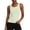 Green-Color, variant on Women's Ribbed Scoop Neck Tank Tops for Casual & Layering Wear - Stretchy Nylon Spandex Sleeveless Blouse Pink L