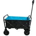 thumbnail image 3 of LiviNest Folding Wagon Cart: Heavy-Duty 220lb Capacity & One-Pull Fold - All-Terrain Utility Cart for Garden Shopping Beach & Picnic - Portable Cart with Storage Pockets & 360° Wheels, 3 of 6