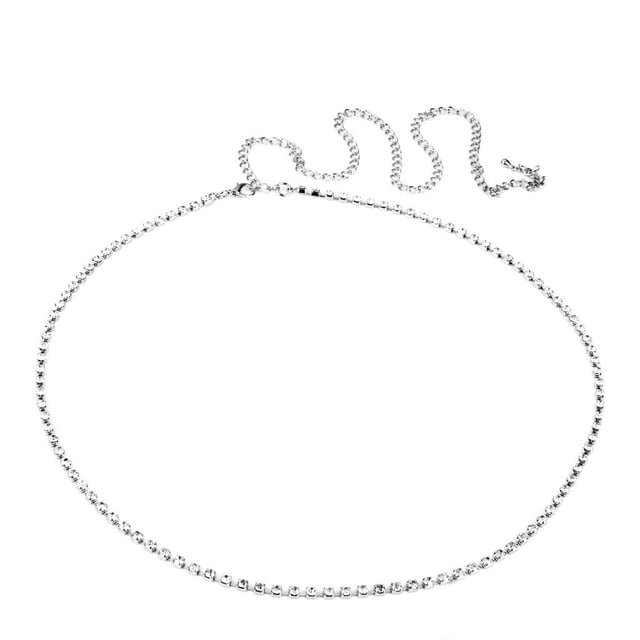 So Cadena Cinta para Pya Correa de Cuerpo Multis Rhinestone Accesorios Pta Diseño 7 Sunnimix Cinturón Cadena de la cintura