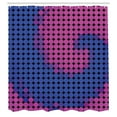 thumbnail image 3 of Ambesonne Spires Shower Curtain, Modern Spiral, 69"Wx84"L, Pink Blue, 3 of 5