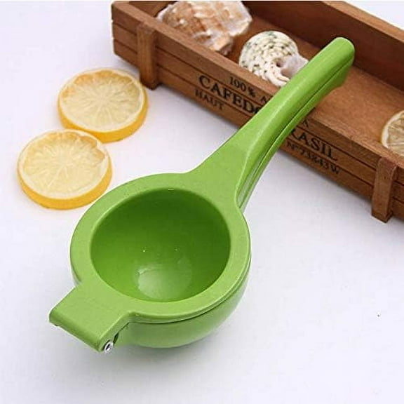 Metal Manual Citrus Lemon Lime Squeezer Juicer, Fruit Juicer, Metal, Kitchen Tool (Green)