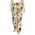 thumbnail image 1 of Balery Retro Musical Pantalones de pijama para mujer, pijamas ultraligeros, pantalones de estar por casa-3X-Large, 1 of 6