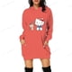 thumbnail image 4 of Sudaderas con capucha de mujer de otoño 2024, sudaderas largas con estampado 3D de Hello Kitty, sudaderas con capucha sexys ajustadas para mujer, abrigos casuales y2k, 4 of 5