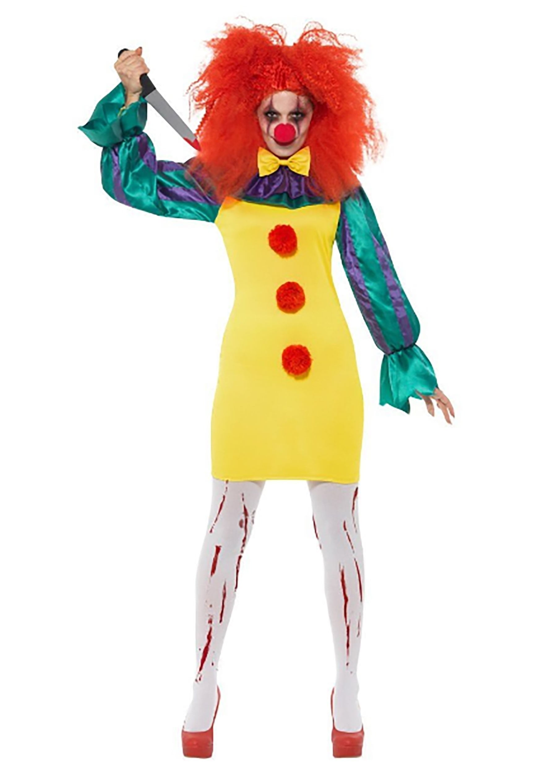 Mens Vintage Horror Movie Clown Book Film Halloween Fancy Dress Costume Outfit