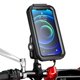 thumbnail image 2 of Soporte de teléfono para motocicleta, funda impermeable, soporte de teléfono para bicicleta, vástago de manillar de bola de 1 ", brazos de doble toma, Base de aluminio xuanjing unisex, 2 of 2