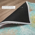 thumbnail image 6 of Addison Rugs Dream Shag Premium Machine Washable Transitional Coral Aqua Rectangle Rug, 5' x 7'6", 6 of 8