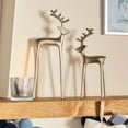 thumbnail image 3 of Large Reindeer Christmas Tabletop Decoration, Silver, 16", by Holiday Time, 3 of 7