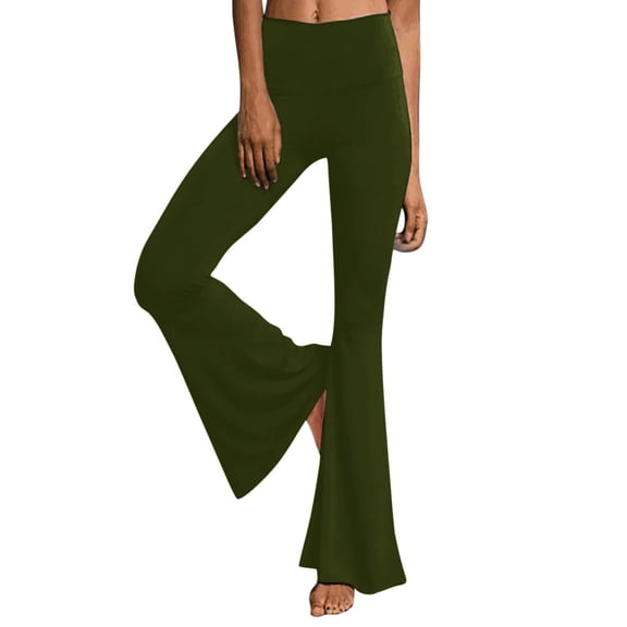 Sngxgn Womens Casual Pants Straight Leg Drawstring Elastic High Waist Loose Comfy Trousers with Pockets(Green,XL)