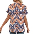 thumbnail image 4 of Camisetas de Manga Corta para las Mujeres, Impresión de Moda Divertido, Camisetas de Cuello en V para las Mujeres, 4 of 7