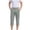 Army Green, variant on Mens Capri Pants Elastic Waist Straight Leg Relaxed Fit Lightweight Casual Slacks Cropped Pants with Pockets