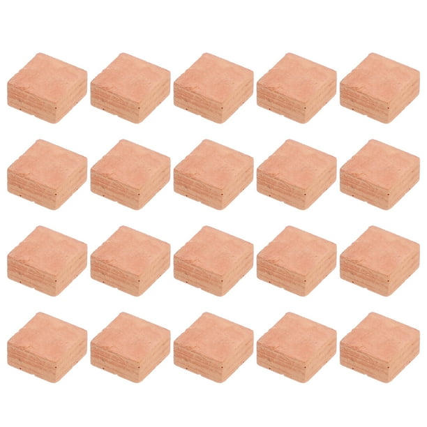 20 Pcs Miniature Bricks Decor Pottery Clay Brick Models Micro Landscape Brick Model