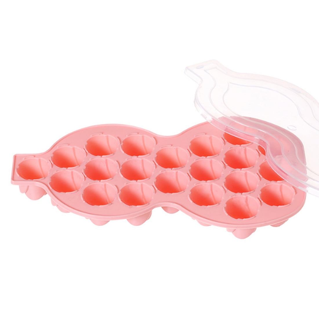 21 Rose Grids Japanese Type Silicone Ice Cube Mold Box Summer Calabash