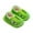 Green, variant on THDHVS Toddler Slippers,Plush Slippers for Kids with Closed Heel Non Slip Sole and Fleece Lining for Indoor Comfortable and Family Matching Wear Yellow