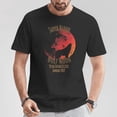 thumbnail image 2 of Super Blood Wolf Moon January 20 2019 Lunar Eclipse Tee Unisex Adult Cotton T-Shirt with Astronomical Event Graphic Comfortable Casual Gift for Space and Moon Enthusiasts, Size L, Color Black, 2 of 3