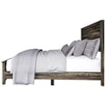 thumbnail image 5 of Home Design Racine Queen Panel Bed Frame, Brown Oak, 5 of 10
