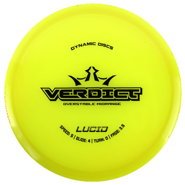 Dynamic Discs Lucid Verdict 170172g Midrange Golf Disc [Colors may