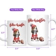 thumbnail image 4 of Hello Winter Beagle Football Snowman Welcome Snowy Morning Mug Beagles Dog Lover Gifts Idea Coffee Tea Cup - 01012, 4 of 4