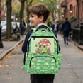thumbnail image 6 of Pzuqiu Cute Frog Mushroom Kids School Backpack Soft Padded Breathable 17 Inch Large Capacity Casual Daypack for Boys Girls Students Daily Use Travel Outdoor Activities, 6 of 7