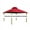 Red, variant on ACACIA 12 sq. ft. Gazebo Roof Framing & Mounting Kit with Red Sundura Canopy
