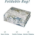 thumbnail image 6 of GlowSol 9'x12' Area Rug Modern Abstract Rug Washable Non-Slip Stain Resistant Rugs Soft Foldable Accent Rugs for Living Room Bedroom, Navy Blue, 6 of 6