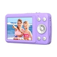 thumbnail image 2 of W & O Q3 Portable 16x Digital Zoom 48 MP CCD Point & Shoot Digital Camera with 32GB SD Card, Purple, 2 of 7