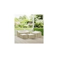 thumbnail image 4 of Maykoosh Retro Relaxation 4 Piece Sectional Cover Set Tan - Loveseat, Sofa, & 2 Square Table/Ottoman, Washable Outdoor Furniture Covers, Patio Furniture Covers With Drawstrings, 4 of 8