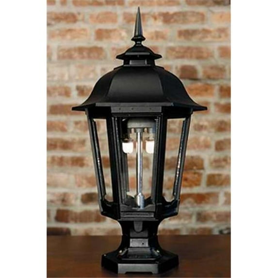 Gaslight America West-1 GL1200PB Aluminum Gas Light Head for Pedestal Mount
