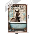 thumbnail image 5 of Donkey Decor Wash Your Hooves Retro Aluminum Sign 12x8 IN Metal Tin Sign Donkey Gifts Donkey Wall Art for Bedroom Boho Bathroom Decor Farmhouse Cafes Club Pub Man Cave Decor, 5 of 6
