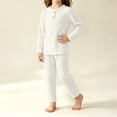 thumbnail image 2 of Posijego Kids Clothes Sets Boys Girls Long Sleeve Thermal Base Layers Undershirts and Bottoms Casual Sets for Cold Weather, 2 of 7