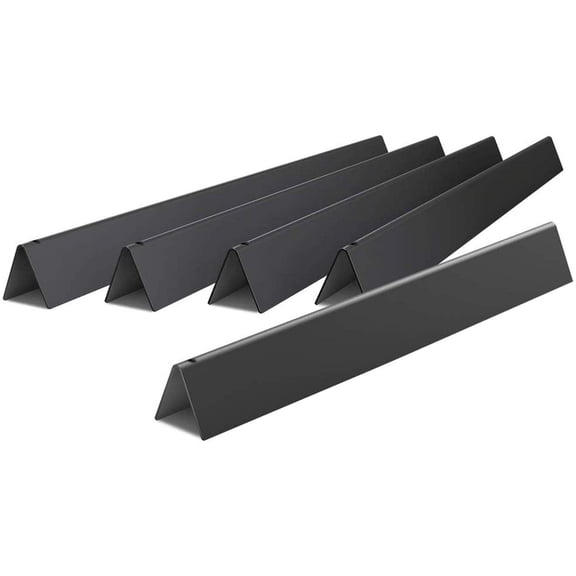 X Home 21.5 Inch Heavier Flavorizer Bars Replacement for Weber Genesis Silver & Spirit 200 Series (Side Control) Grills, Porcelain-enameled 5-Pack,  Fits 2-Burner Models