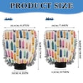 thumbnail image 3 of Microfiber Car Wash Gloves With Chenille & Polyester Terry Scratch-Free Cleaning Elastic Cuffs Crayon Painting, 3 of 8
