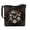 Black-Butterfly Flower, variant on Hummingbird Print Bucket Crossbody Bag for Women, Flower Print Vegan Leather Hobo Satchel Purse Crossbody, Lightweight Bucket Tote Bag Handbag with Adjustable Strap for Travel