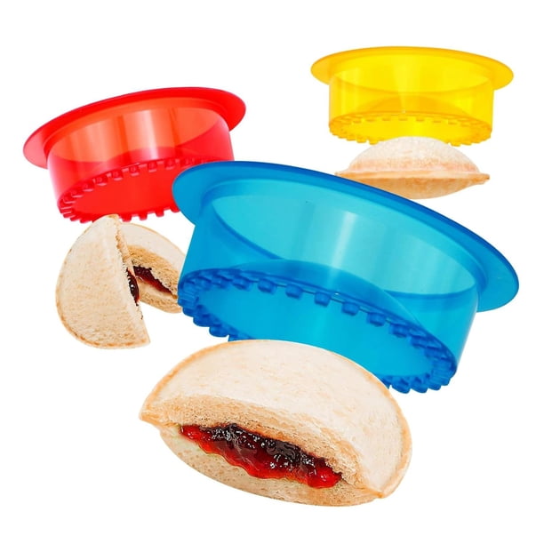 Set de Cortador y Sellador U Chef Azul para Sándwiches y Panqueques sin Corteza para Niños y Niñas
