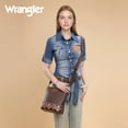 thumbnail image 3 of Wrangler Crossbody Purses for Women Two Tone Crossbody Bags Women Purses and Handbags, Art Coffee, 3 of 7