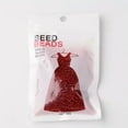 thumbnail image 2 of U8MO 50g Solid Color Glass Tiny Beads Round Transparent Loose Bead Spacer Craft 2~4mm-Red-4mm,about 620pcs, 2 of 2