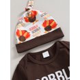 thumbnail image 6 of My First Thanksgiving Outfits 6M 12M 18M 24M Baby Boy Turkey Onesie Long Sleeve Romper+Turkey Pants Hat Infant Fall Clothes, 6 of 10