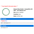 thumbnail image 2 of Exhaust Line Gasket - Compatible with 2007 - 2015 Mazda CX-9 2008 2009 2010 2011 2012 2013 2014, 2 of 2
