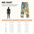 thumbnail image 3 of Balery Watercolor Blooming Cactus Pantalones de pijama para mujer, pijamas ultraligeros, pantalones de estar por casa-Medium, 3 of 6