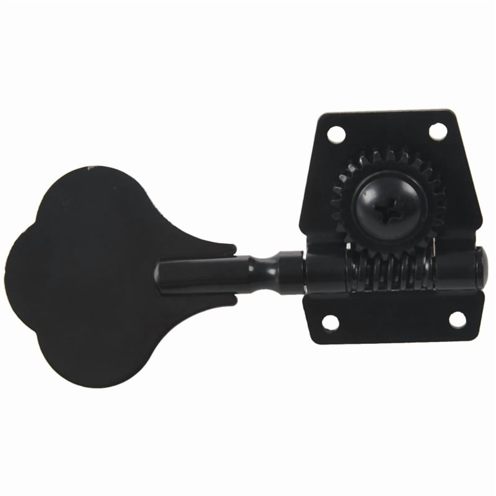 8Pcs Guitar Tuning Pegs Electric Bass Tuner Peg Guitar Open Gear Tuning Pegs Machine Heads for Jazz Black
