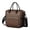Brown and Black, variant on Brown and Black Checkered Pattern Insulated Leakproof Lunch Box for Women, Large Lunch Bag for Tween Teen Adult, Loncheras Para Mujer for Work Beach Travel Picnic Camping
