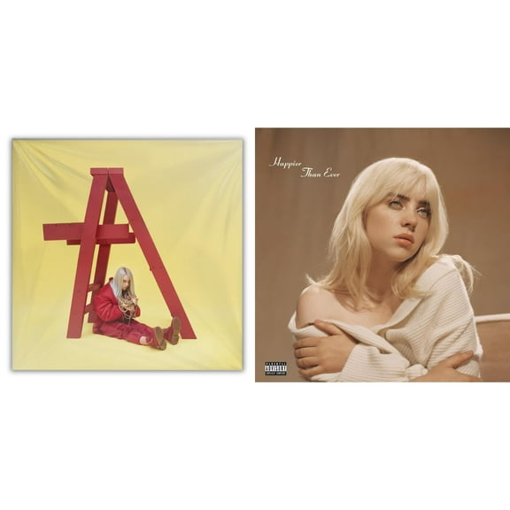 Happier Than Ever (X) (2LP) & Billie Eilish - Dont Smile At Me (Black LP Vinyl)