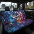thumbnail image 7 of Chririnla Galaxy Wolf Pattern Bench Seat Covers for SUV, 2pcs Stretch Car Seat Cover Non-Slip Scratch Proof Car Rear Seat Covers, 7 of 7