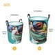 thumbnail image 3 of Balery Stylish Sunglasses Iguana Cesta de ropa redonda con asas, impermeable, independiente, para ropa, juguetes, dormitorio y familia-Small, 3 of 6