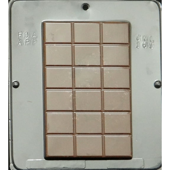Candy Molds N More 169-Cavity Breaker Bar Chocolate Candy Mold