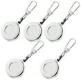 thumbnail image 3 of YSNOOWE 5Pcs Silver Alloy Badge Reel Nursing Badge Clip for Office Staff Workers Id Card Holder, 3 of 8