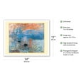 thumbnail image 2 of Impression Sunrise - Paris France - From an Original Color Painting by Claude Monet c.1872 - Fine Art Matte Paper Print (Unframed) 11x14in, 2 of 4