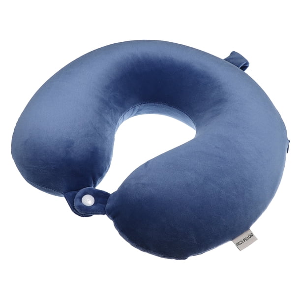 Almohada en U Espuma de Memoria Unique Bargains Hogar Viajes Oficina Azul