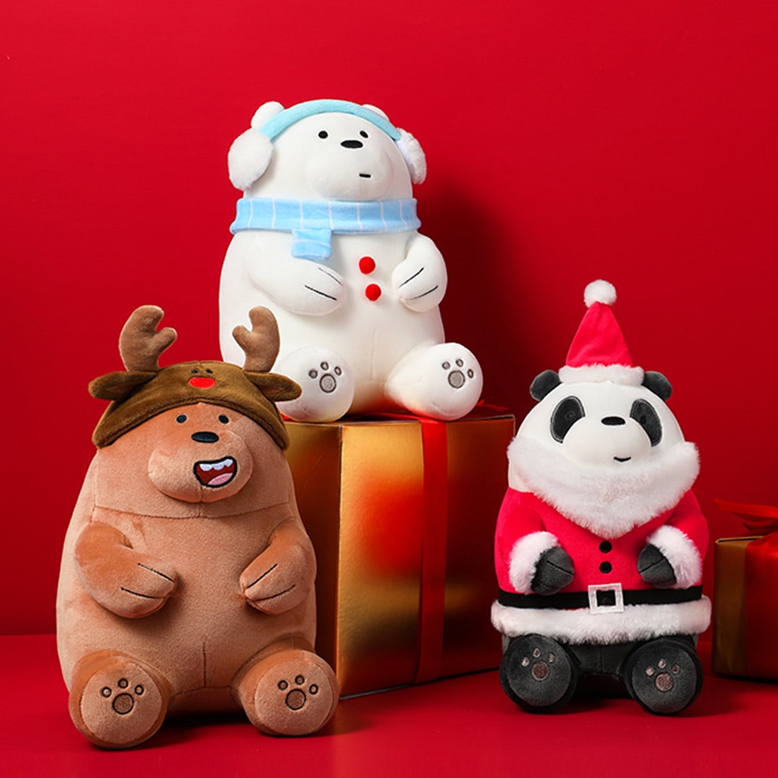 Ice bear stuffed toy miniso price sale